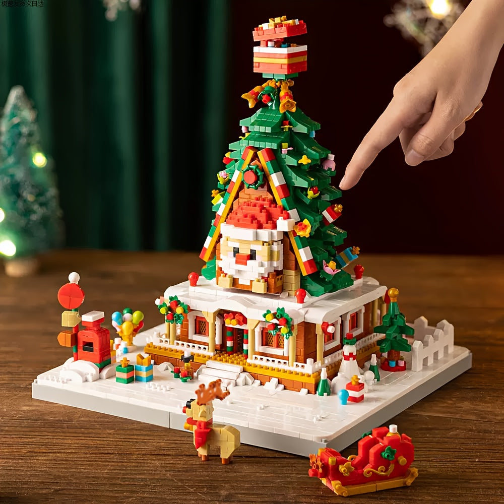 Kerstboom huis | Bouwsteentjes