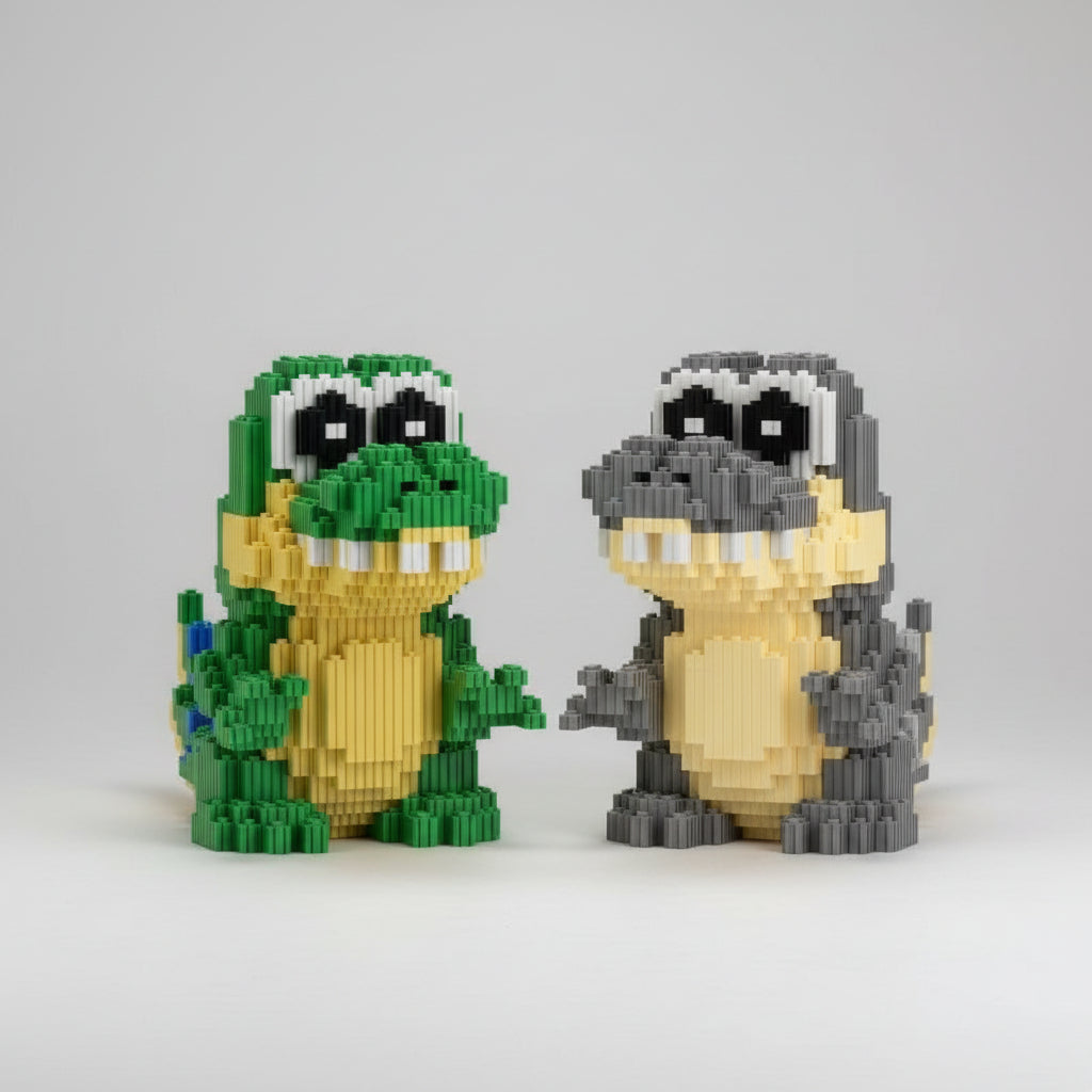 Krokodillen | Bouwsteentjes