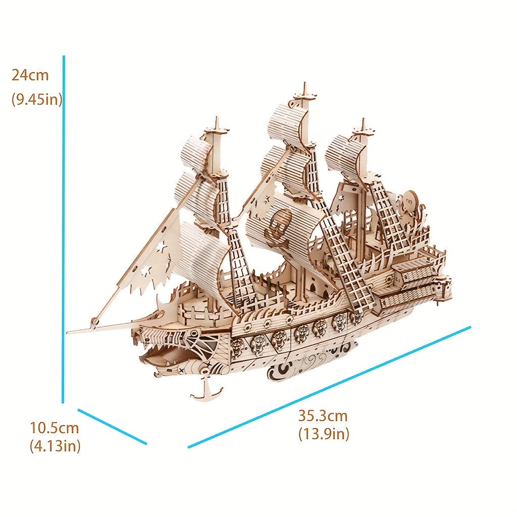 Groot schip | Houten Bouwpakket