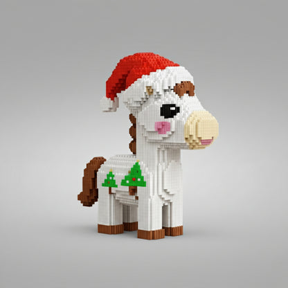 Kerst paard | Bouwsteentjes
