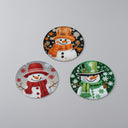 Sneeuwpoppen placemats | 4 stuks | Diamond painting