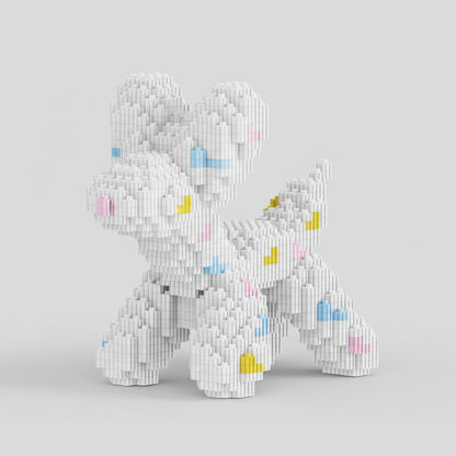 Ballon hond met stipjes | Bouwsteentjes