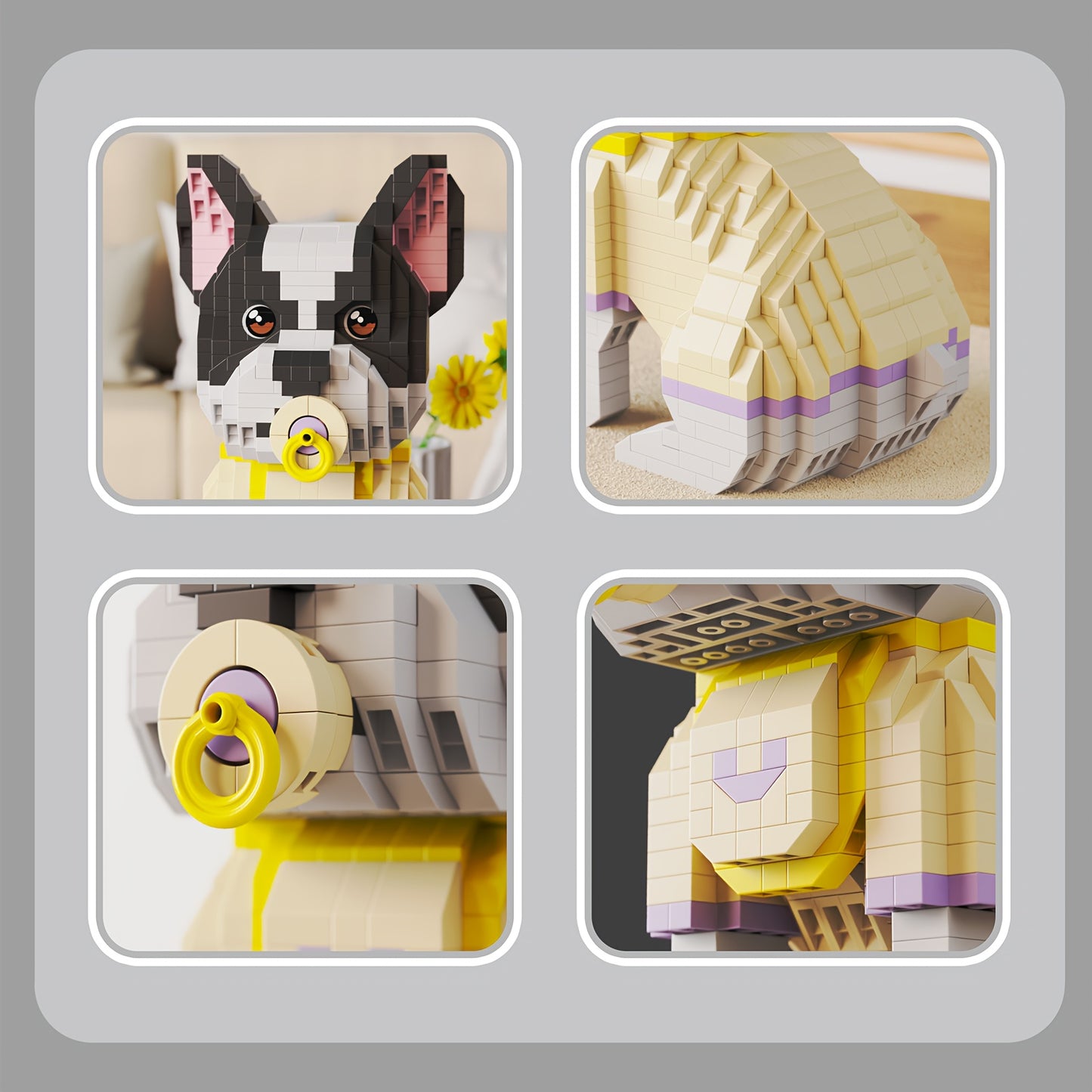 Puppy met speen  | Bouwsteentjes