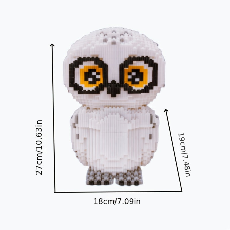 Witte uil | Bouwsteentjes