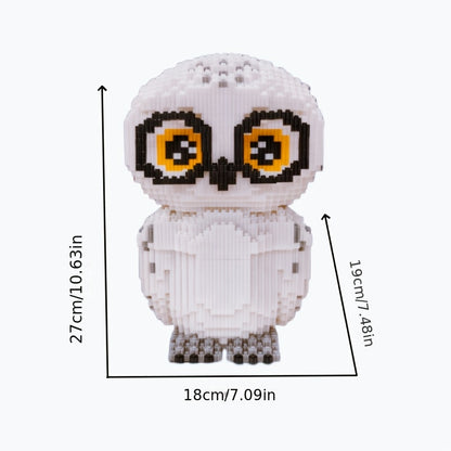 Witte uil | Bouwsteentjes