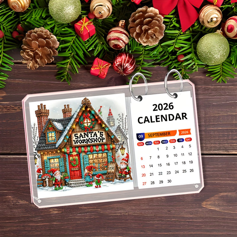 Kerst winkel | Staande kalender | Diamond painting