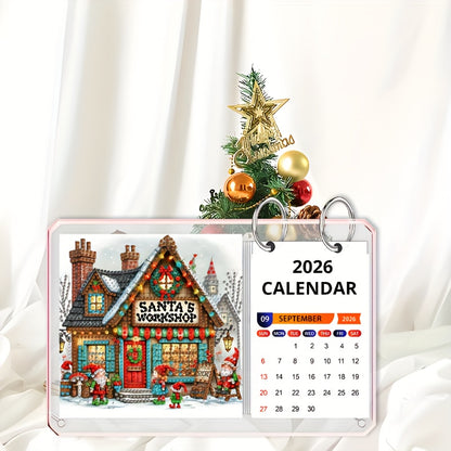 Kerst winkel | Staande kalender | Diamond painting