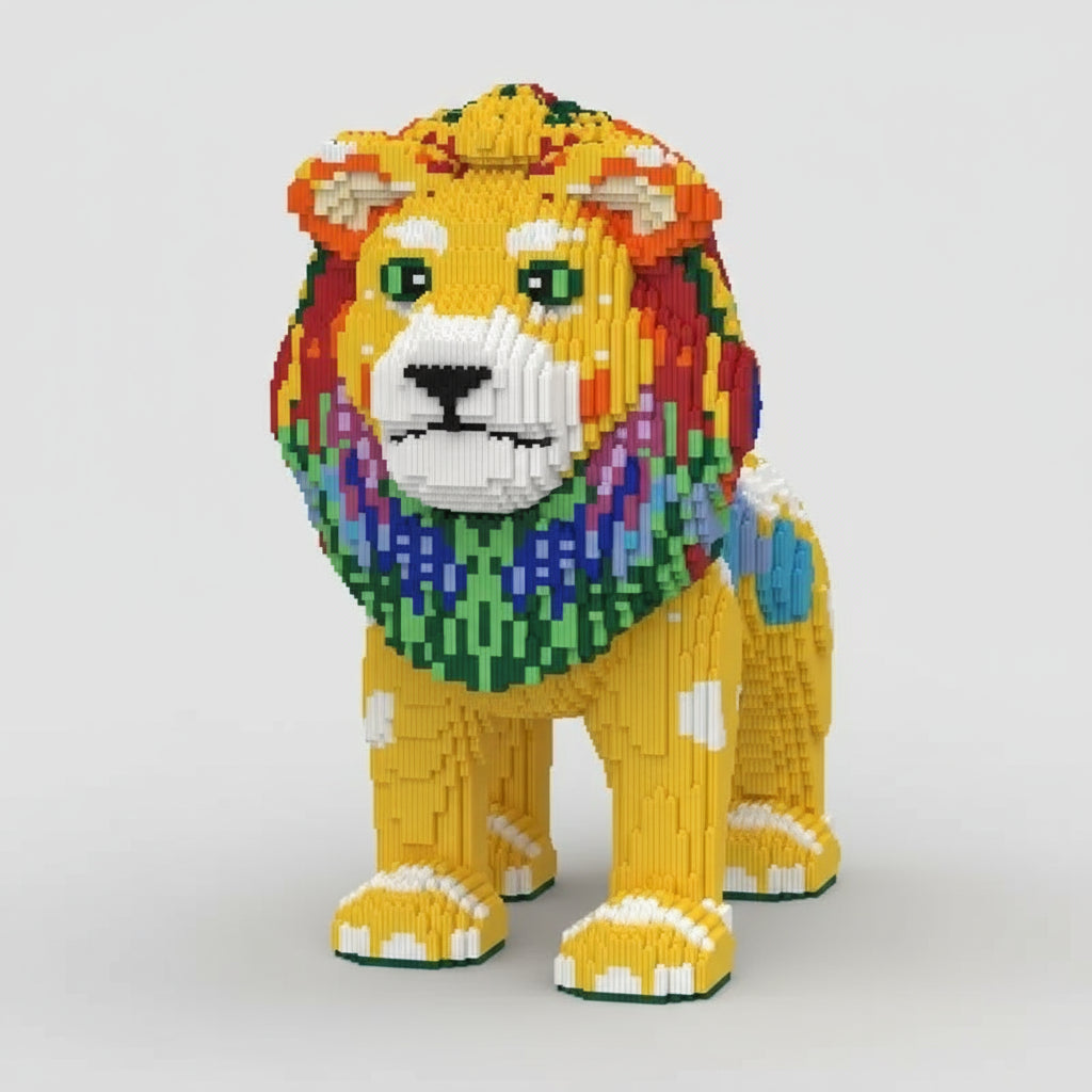 Stoere Leeuw | Bouwsteentjes