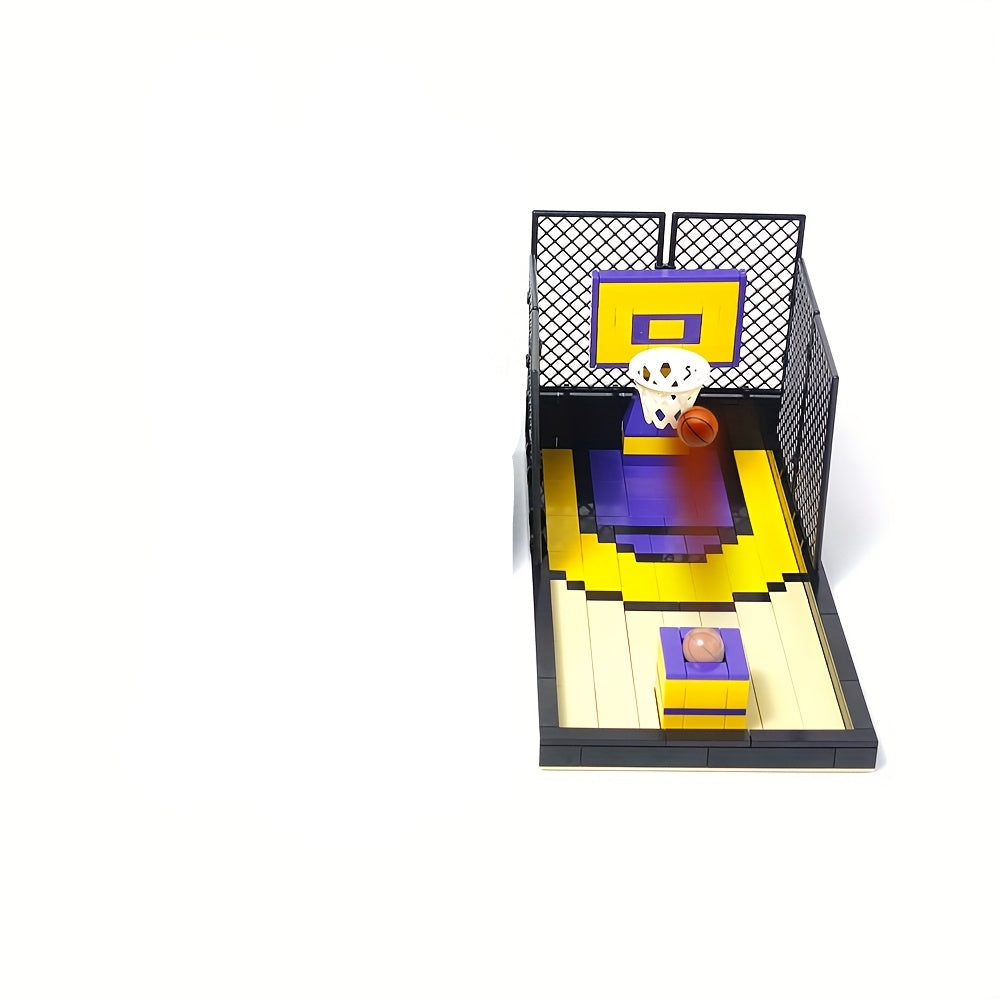 Basketbalveld spelletje | Bouwsteentjes