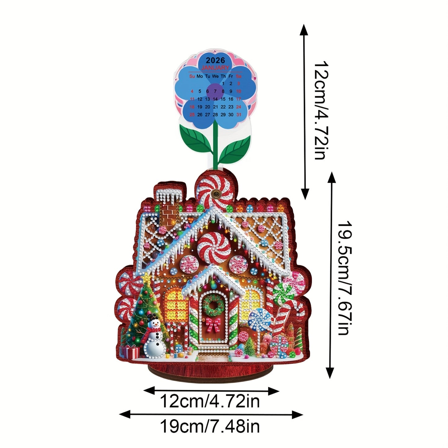 Kerst huis | kalender | Diamond painting