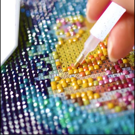 Blauwe vlinder | Kalender | Diamond painting