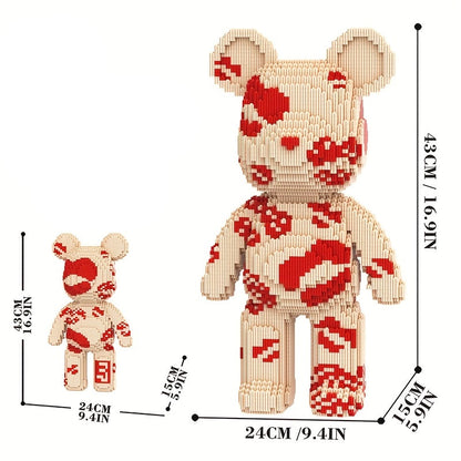 MEGA Kusjes beer | Bouwsteentjes