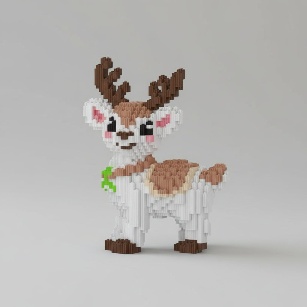 Schattig hertje | Bouwsteentjes