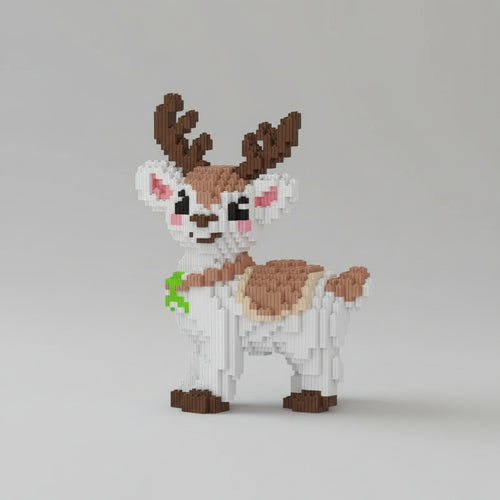 Schattig hertje | Bouwsteentjes