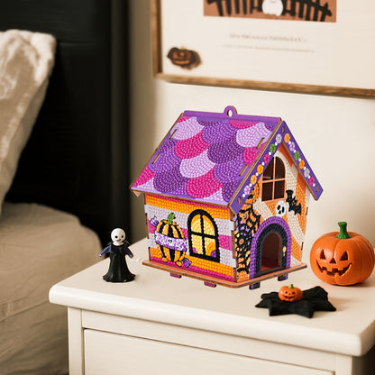 Halloween huisje | hanger | Diamond painting