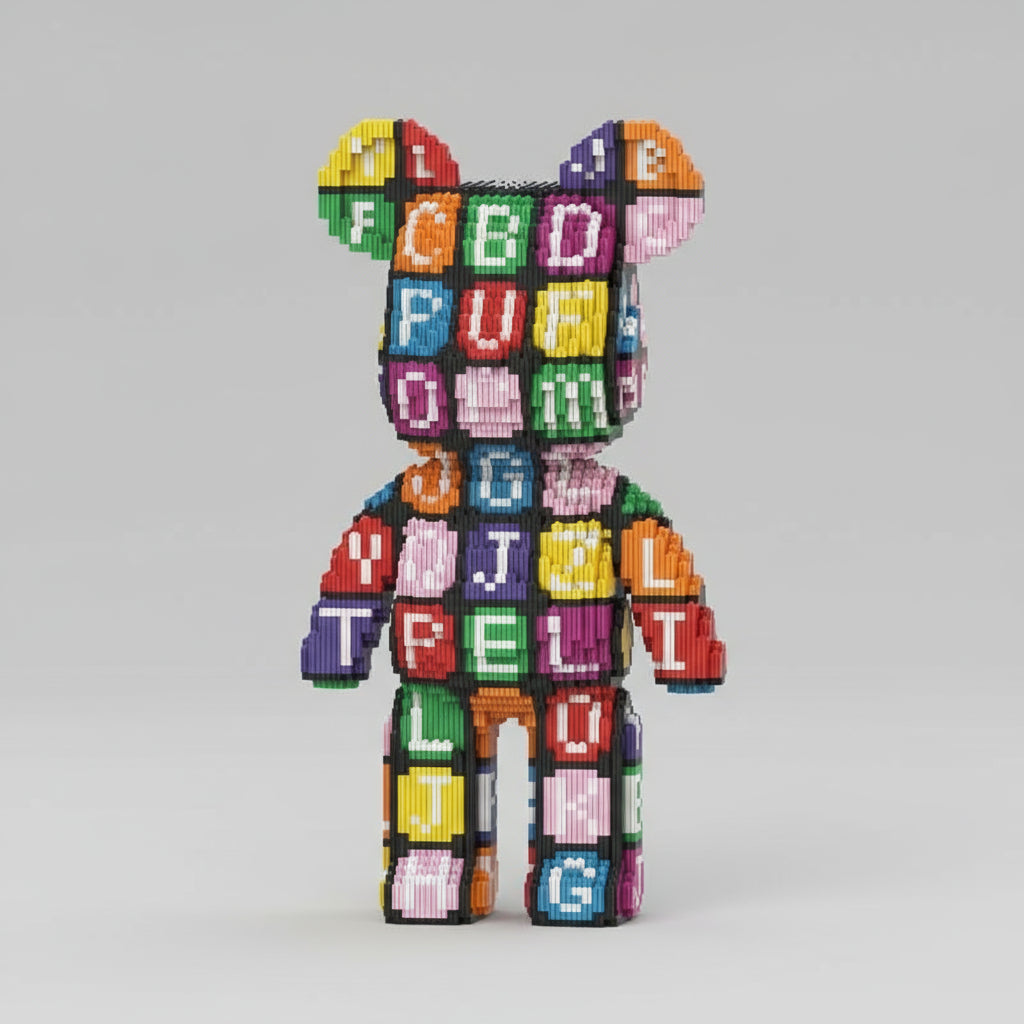 Alfabet beer | Bouwsteentjes