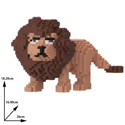 Bruine leeuw | Bouwsteentjes