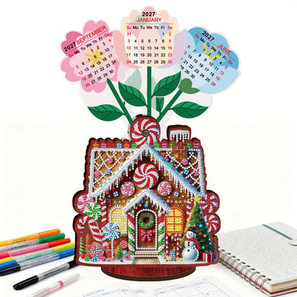 Kerst huis | kalender | Diamond painting