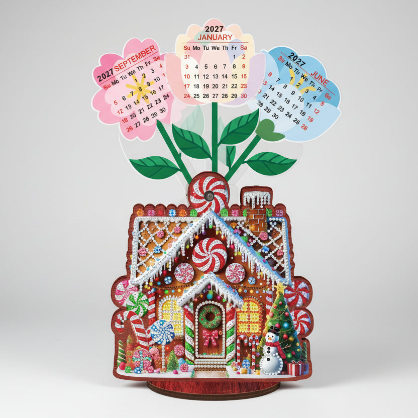 Kerst huis | kalender | Diamond painting