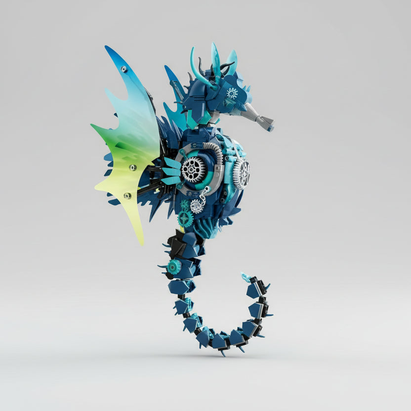 Bewegend Zeepaardje | Bouwsteentjes