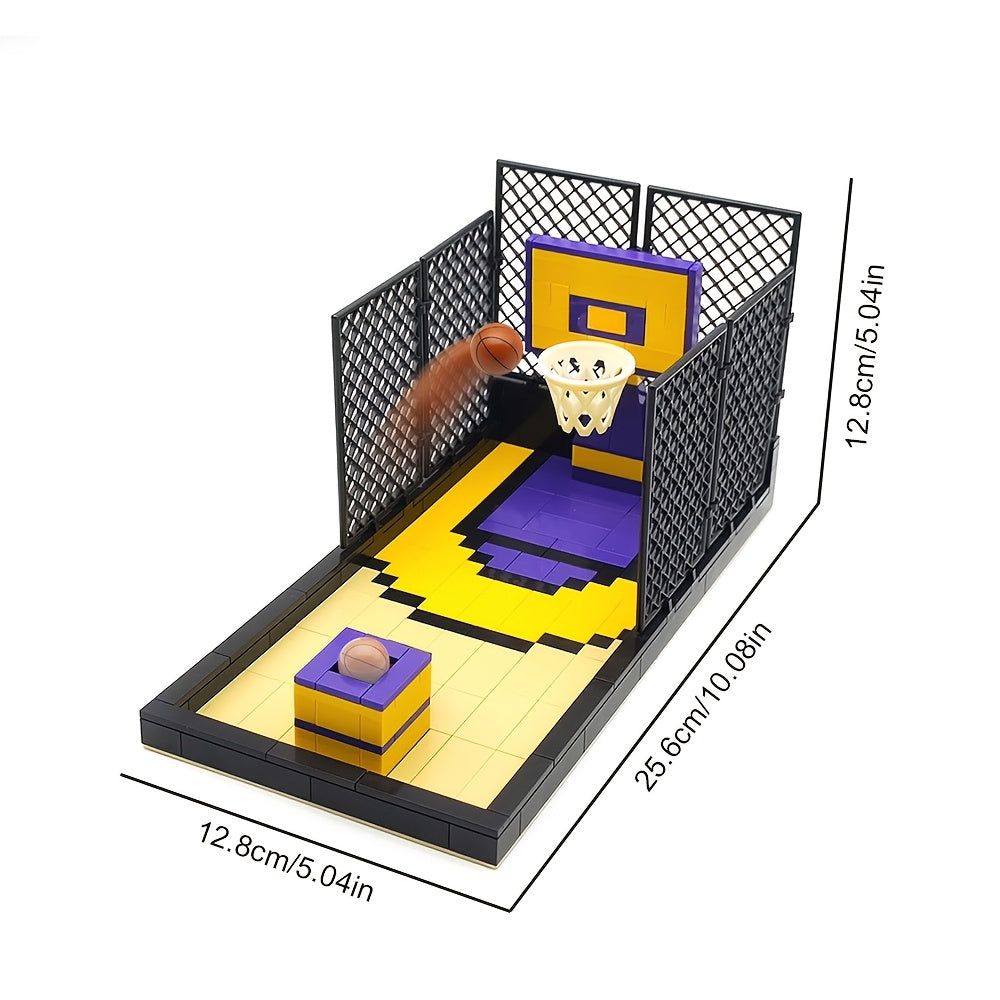 Basketbalveld spelletje | Bouwsteentjes