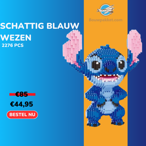 Schattig blauw wezen | Bestseller