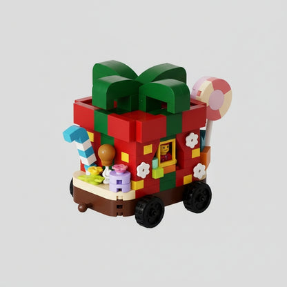 Kerst treintje | Bouwsteentjes