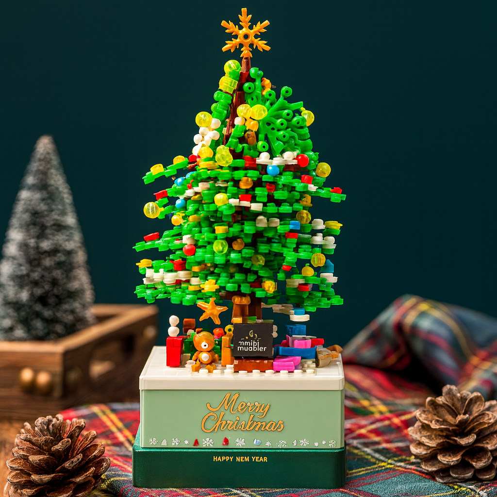 Grote kerstboom | Bouwsteentjes