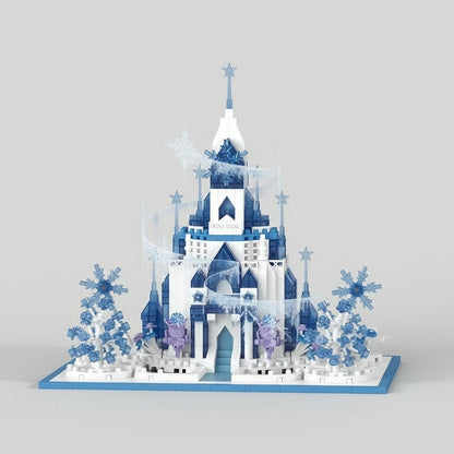 Wit sprookjes kasteel | Bouwsteentjes