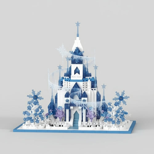 Wit sprookjes kasteel | Bouwsteentjes