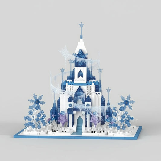 Wit sprookjes kasteel | Bouwsteentjes