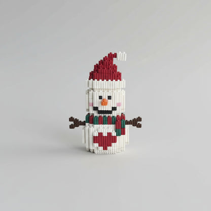 Drie kerst figuren | Bouwsteentjes