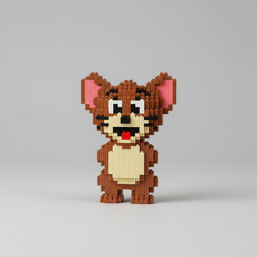 Bruine muis | Bouwsteentjes