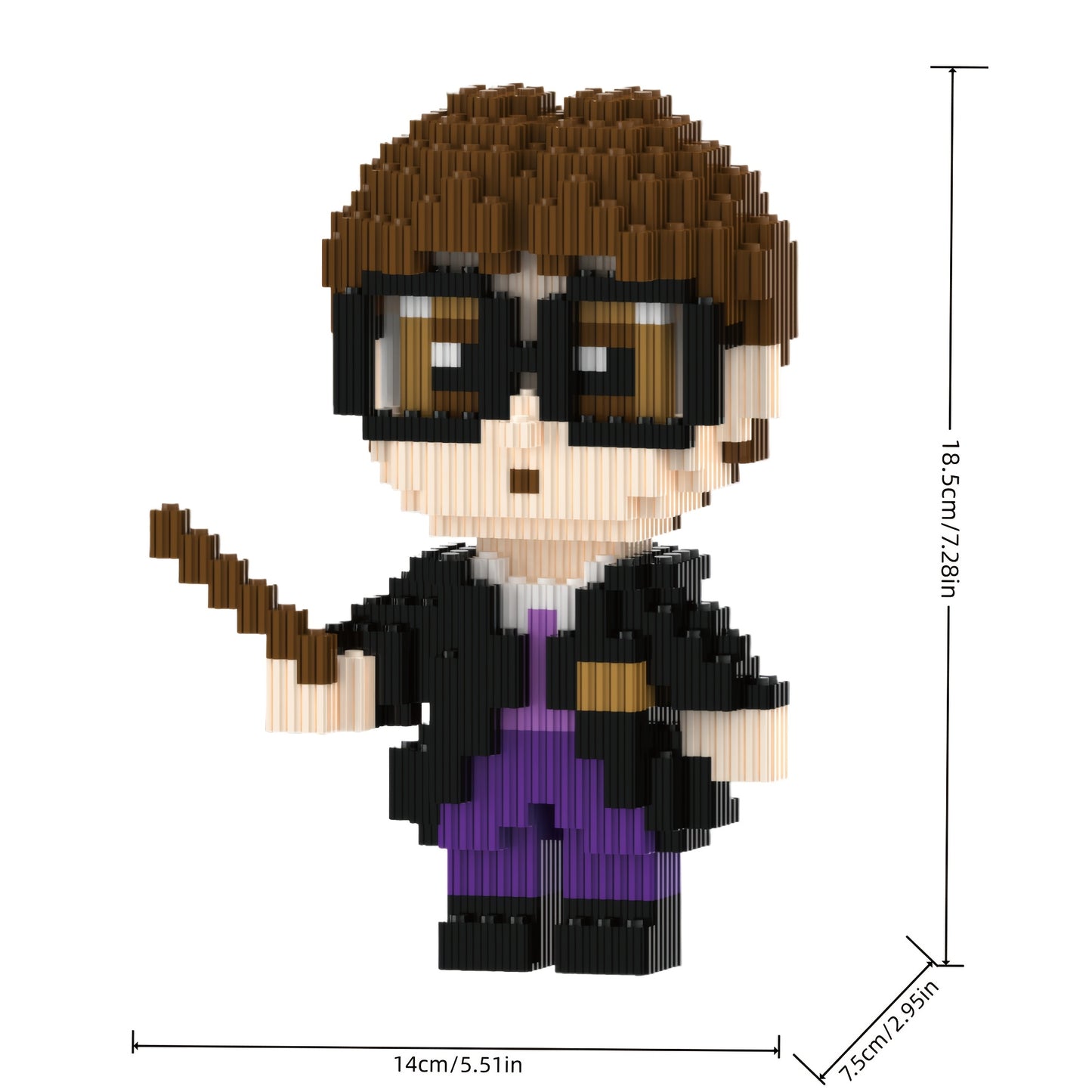 Jongen met bril | Bouwsteentjes