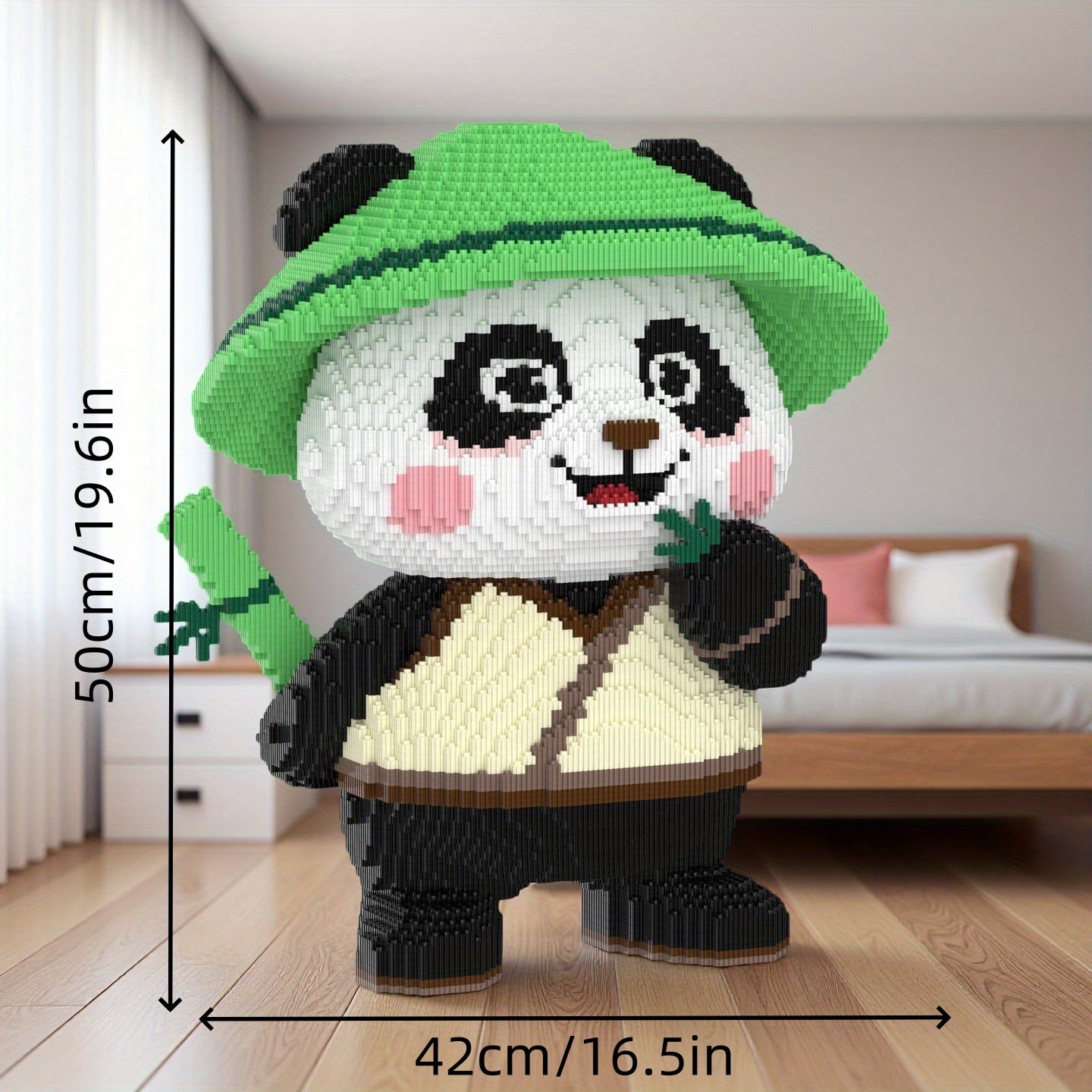 MEGA jungle panda | Bouwsteentjes