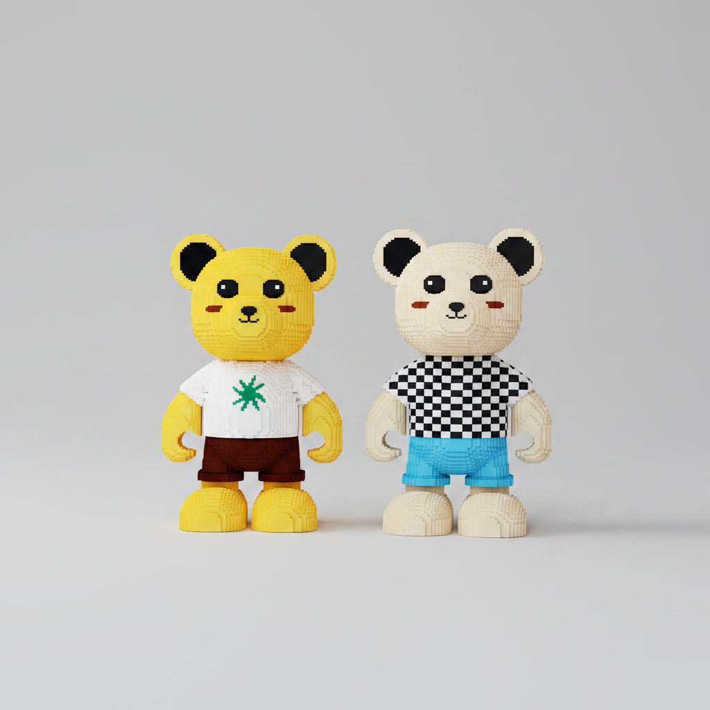 Coole beren | Bouwsteentjes