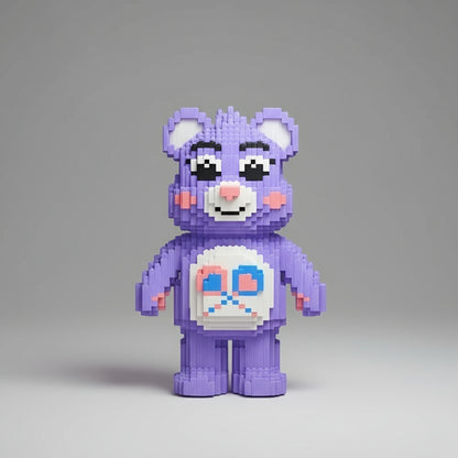 Paarse Beer | Bouwsteentjes