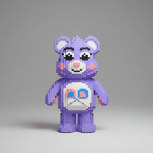 Paarse Beer | Bouwsteentjes