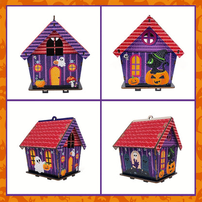 Halloween huisje | hanger | Diamond painting