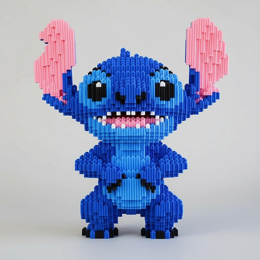 Mega blauw wezen | Bouwsteentjes