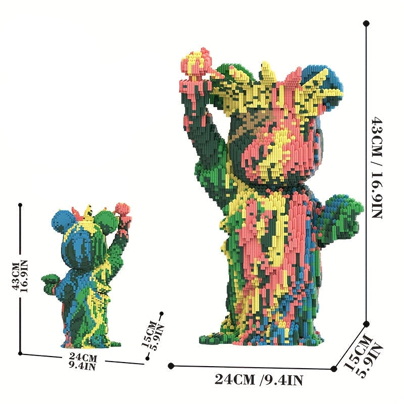 MEGA Beer vrijheidsbeeld | Bouwsteentjes