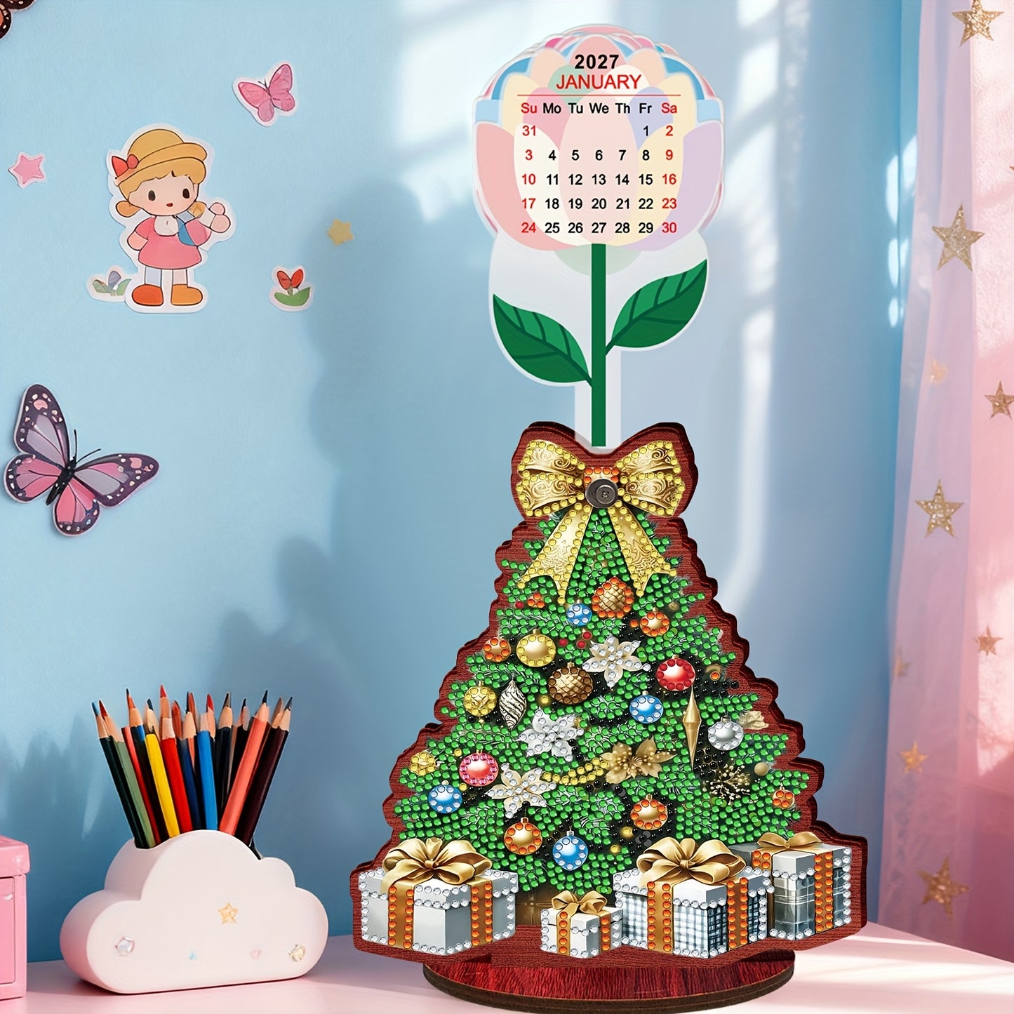 Kerstboom | kalender | Diamond painting