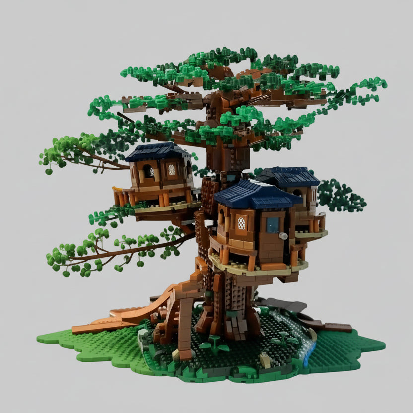 Boomhut Dorp | Bouwsteentjes