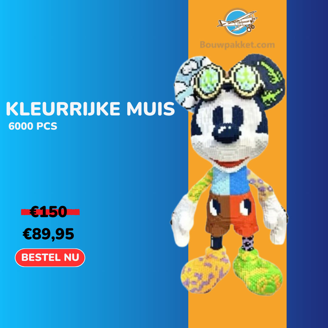 Kleurrijke muis | Bestseller