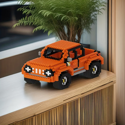 Oranje Truck | Bouwsteentjes