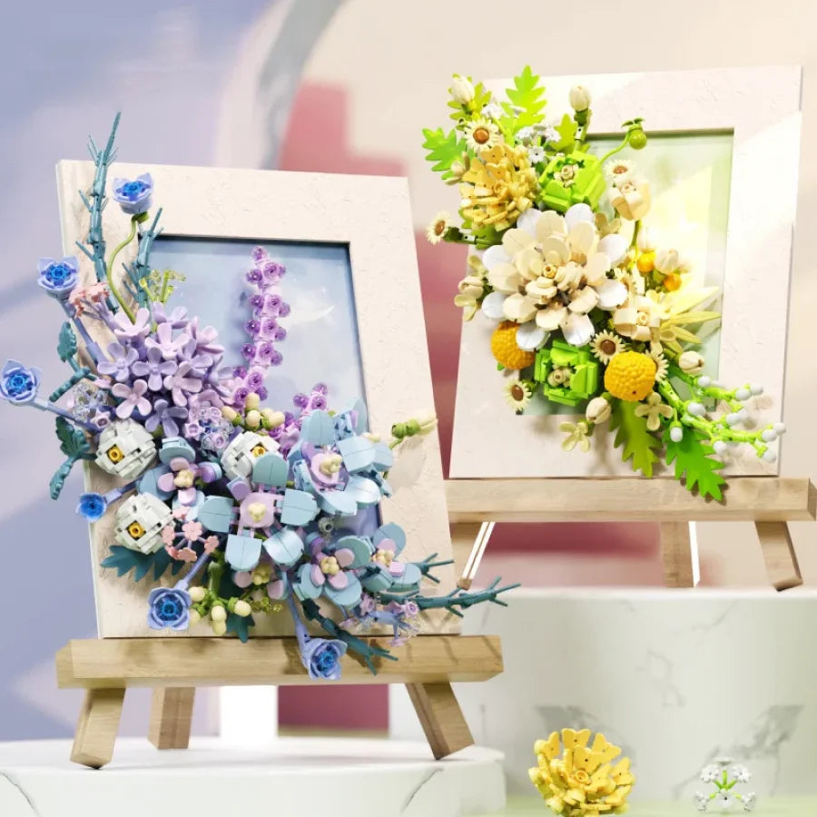 3D Bloemenschilderij