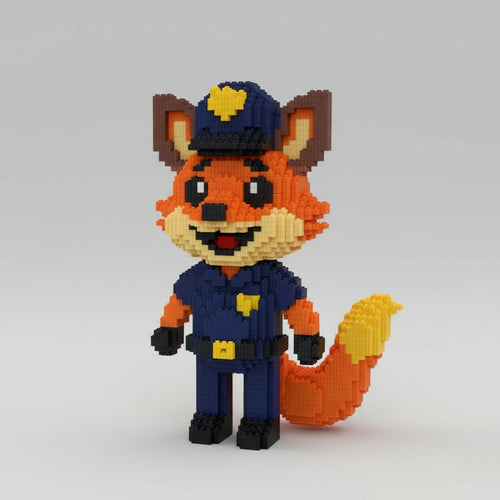 Politie vos  | Bouwsteentjes