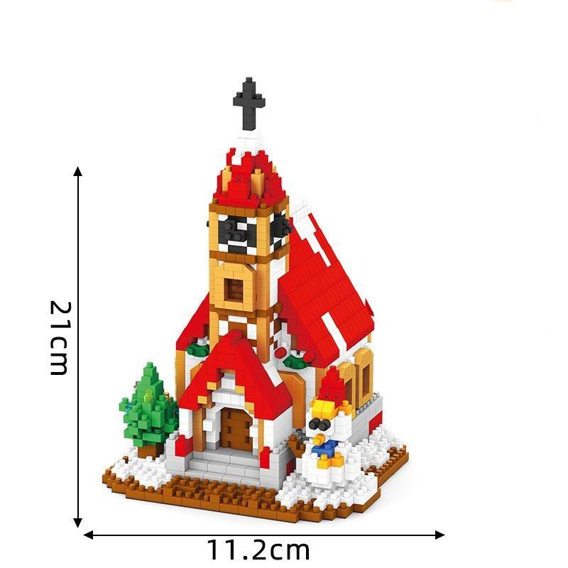 Kerstkerk | Bouwsteentjes