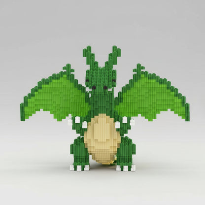 Groene draak | Bouwsteentjes