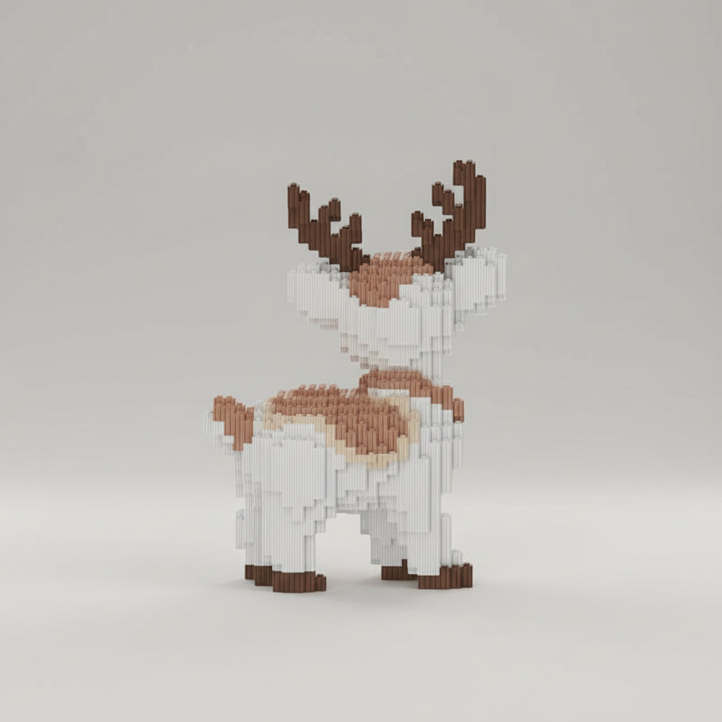 Schattig hertje | Bouwsteentjes